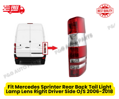 Fits Mercedes Sprinter Rear Tail Light Lens Right Side O/S Driver 2006–2018