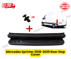 Mercedes Sprinter 2018-2025 Rear  Step Cover + x6 Clips