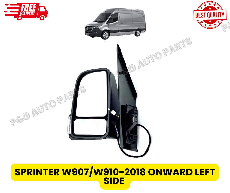 Mercedes Sprinter Door Wing Mirror Manual N/S Left 2018 onwards full mirror