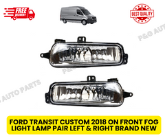 FORD TRANSIT CUSTOM 2018 ON FRONT FOG LIGHT LAMP PAIR LEFT & RIGHT BRAND NEW